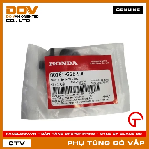 NÚM NẮP BÌNH XĂNG MÃ PHỤ TÙNG 80161GGE900 — 80161GGE900