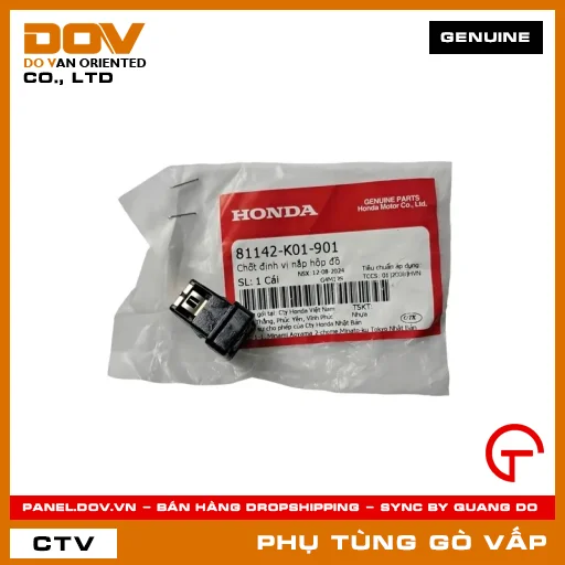 CHỐT ĐỊNH VỊ NẮP HỘP ĐỒ MÃ PHỤ TÙNG 81142K01901 — 81142K01901