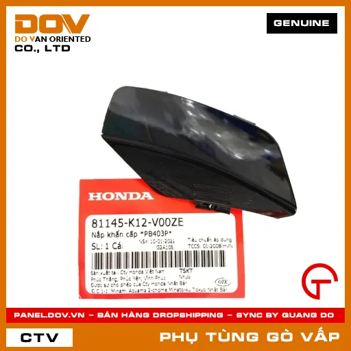NẮP KHẨN CẤP *PB403P* MÃ PHỤ TÙNG 81145K12V00ZE — 81145K12V00ZE