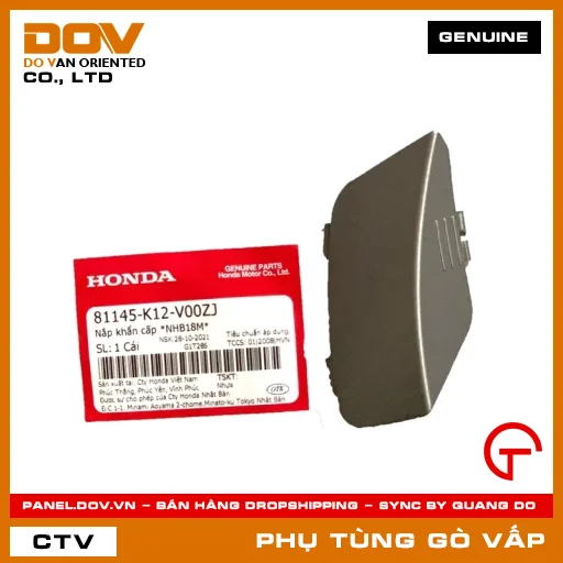 NẮP KHẨN CẤP *NHB18M* MÃ PHỤ TÙNG 81145K12V00ZJ — 81145K12V00ZJ