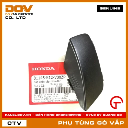 NẮP KHẨN CẤP *NHA76* MÃ PHỤ TÙNG 81145K12V00ZP — 81145K12V00ZP