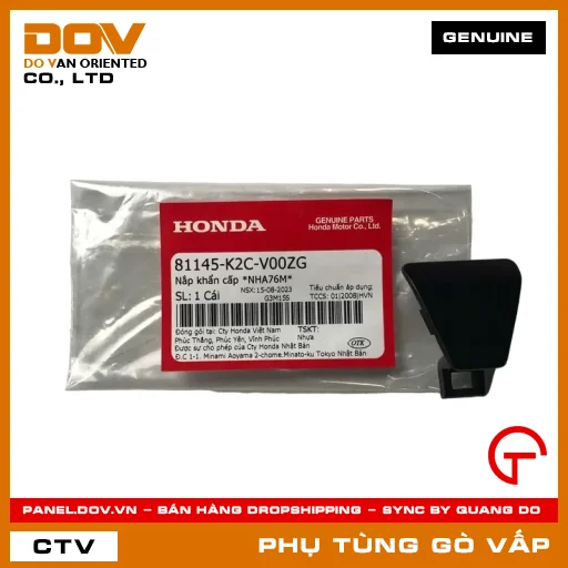 NẮP KHẨN CẤP *NHA76M* MÃ PHỤ TÙNG 81145K2CV00ZG — 81145K2CV00ZG