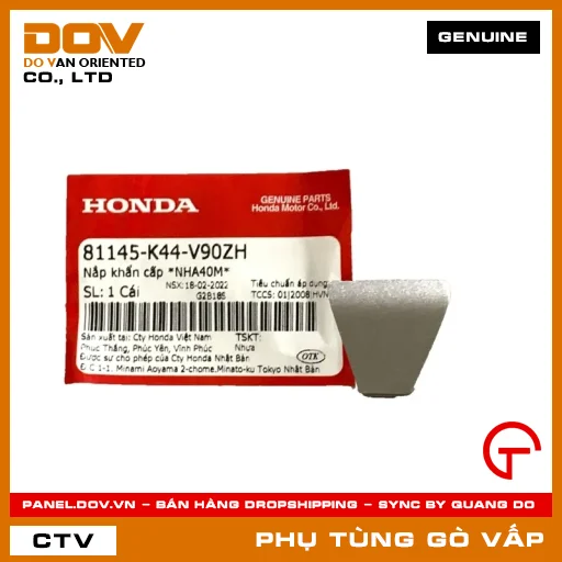 NẮP KHẨN CẤP *NHA40M* MÃ PHỤ TÙNG 81145K44V90ZH — 81145K44V90ZH