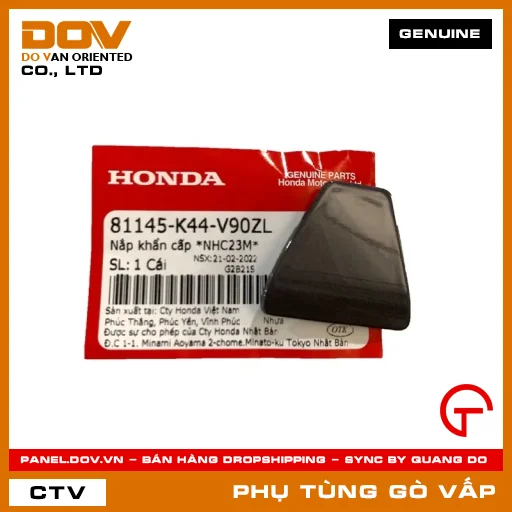 NẮP KHẨN CẤP *NHC23M* MÃ PHỤ TÙNG 81145K44V90ZL — 81145K44V90ZL