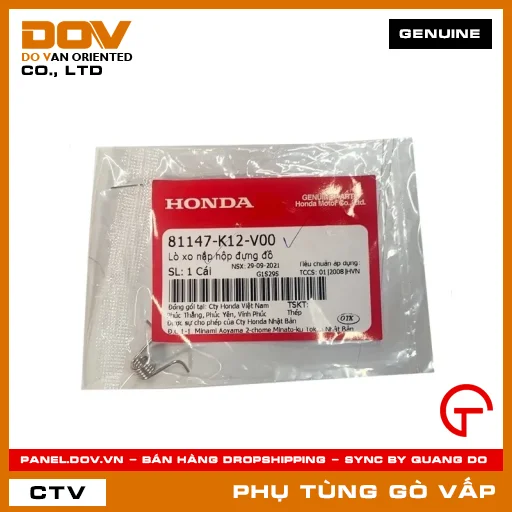 LÒ XO NẮP HỘP ĐỰNG ĐỒ MÃ PHỤ TÙNG 81147K12V00 — 81147K12V00