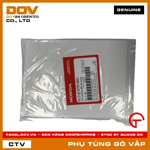 TEM HƯỚNG DẪN TẢI TRỌNG MÃ PHỤ TÙNG 81218KTM900 — 81218KTM900