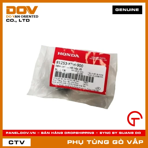 ĐỆM CAO SU BẮT HỘP ĐỒ MÃ PHỤ TÙNG 81253KPH900 — 81253KPH900
