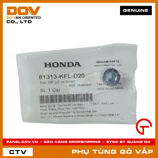 BẠC BẮT GIỎ XE TRƯỚC MÃ PHỤ TÙNG 81313KFLD20 — 81313KFLD20
