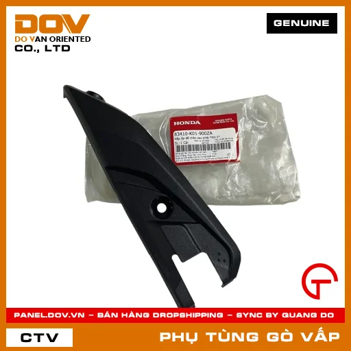 NẮP ỐP ĐỂ CHÂN SAU PHẢI *NH-1* MÃ PHỤ TÙNG 83410K01900ZA — 83410K01900ZA