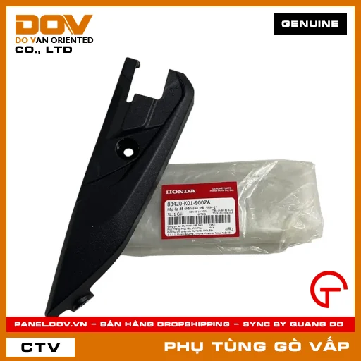 NẮP ỐP ĐỂ CHÂN SAU TRÁI *NH-1* MÃ PHỤ TÙNG 83420K01900ZA — 83420K01900ZA