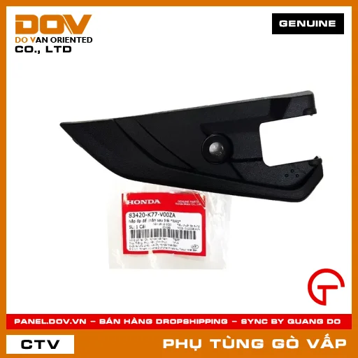 NẮP ỐP ĐỂ CHÂN SAU TRÁI *NH1* MÃ PHỤ TÙNG 83420K77V00ZA — 83420K77V00ZA