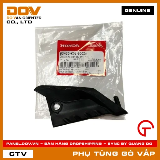 ỐP CẦN ĐỂ CHÂN SAU PHẢI *NH-1* MÃ PHỤ TÙNG 83430K01900ZA — 83430K01900ZA