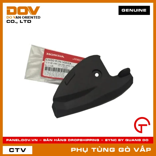 ỐP B ĐỂ CHÂN SAU BÊN PHẢI *YR286R* MÃ PHỤ TÙNG 83450K1NV00ZA — 83450K1NV00ZA