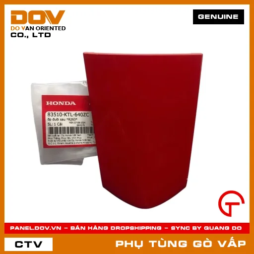 ỐP ĐUÔI SAU *R263* MÃ PHỤ TÙNG 83510KTL640ZC — 83510KTL640ZC