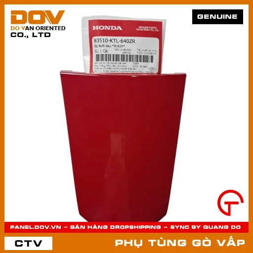 ỐP ĐUÔI SAU *R161P* MÃ PHỤ TÙNG 83510KTL640ZR — 83510KTL640ZR