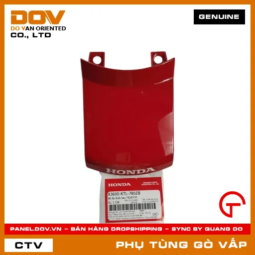 BỘ ỐP ĐUÔI SAU *R263*M MÃ PHỤ TÙNG 83600KTL780ZB — 83600KTL780ZB