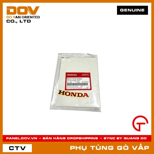 TEM HONDA 80MM *R320* MÃ PHỤ TÙNG 86101K1WD00ZA — 86101K1WD00ZA