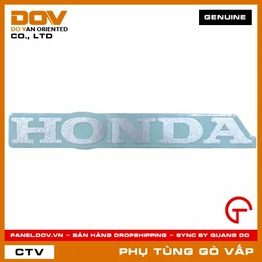 MÁC CHỮ HONDA 75MM *NH411* MÃ PHỤ TÙNG 86101K35V00ZA — 86101K35V00ZA