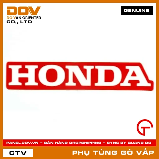 MÁC CHỮ HONDA 70MM *R383* MÃ PHỤ TÙNG 86101K45NL0ZB — 86101K45NL0ZB