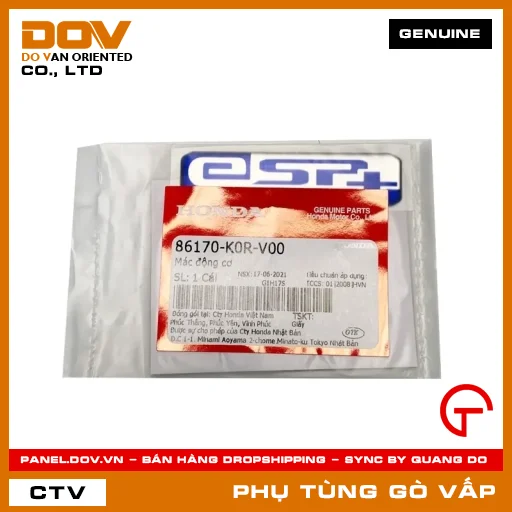 MÁC ĐỘNG CƠ MÃ PHỤ TÙNG 86170K0RV00 — 86170K0RV00