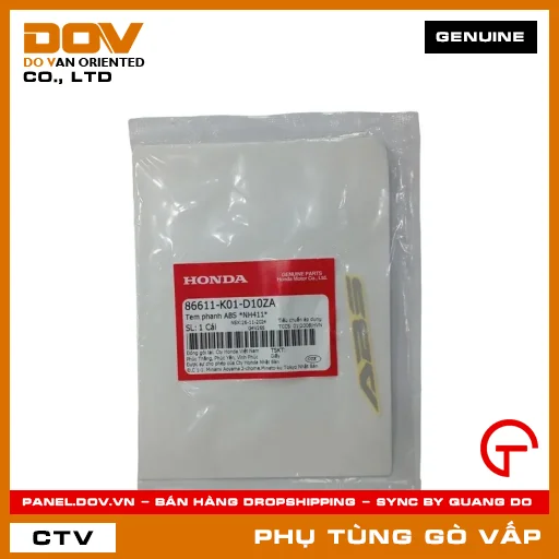TEM PHANH ABS *NH411* MÃ PHỤ TÙNG 86611K01D10ZA — 86611K01D10ZA