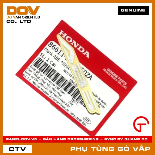 MARK ABS *NHA76M* MÃ PHỤ TÙNG 86611K77V50ZA — 86611K77V50ZA