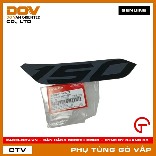 TEM ỐP TRƯỚC PHẢI *TYPE5* MÃ PHỤ TÙNG 86640K1FV00ZA — 86640K1FV00ZA
