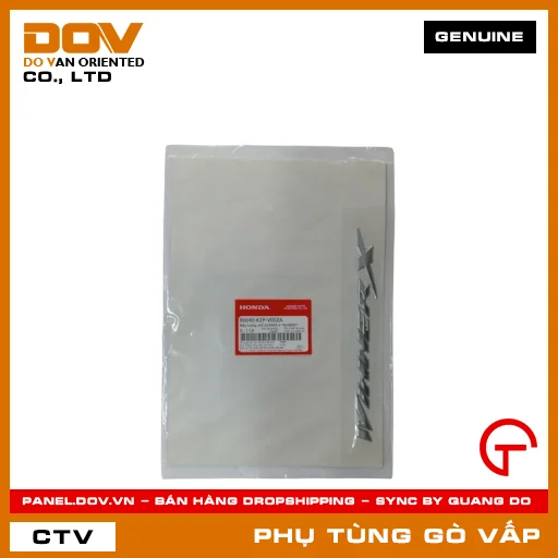 BIỂU TƯỢNG CHỮ WINNER X *NHB56M* MÃ PHỤ TÙNG 86640K2PV00ZA — 86640K2PV00ZA
