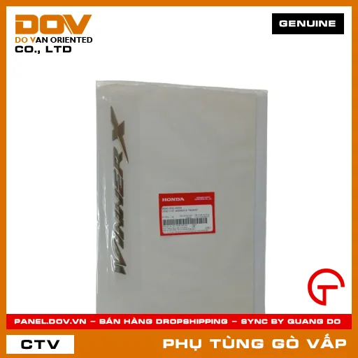 LOGO CHỮ WINNER X *NHA76* MÃ PHỤ TÙNG 86640K56V60ZA — 86640K56V60ZA