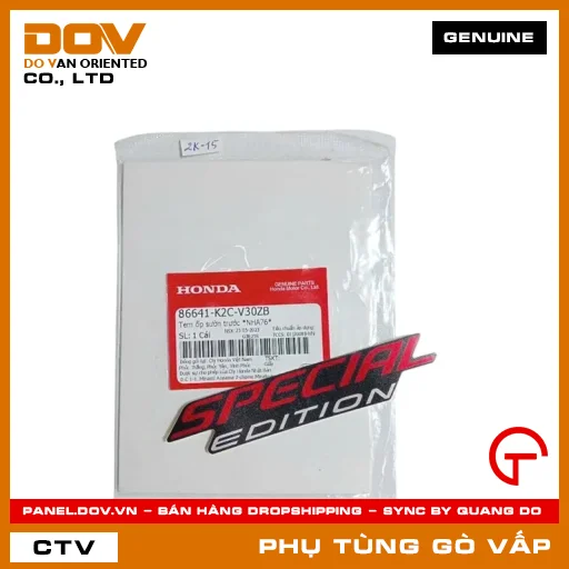 TEM ỐP SƯỜN TRƯỚC *NHA76* MÃ PHỤ TÙNG 86641K2CV30ZB — 86641K2CV30ZB