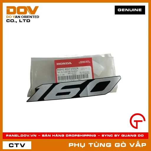 TEM ỐP TRƯỚC TRÁI *NHB25* MÃ PHỤ TÙNG 86641K2ZV00ZA — 86641K2ZV00ZA