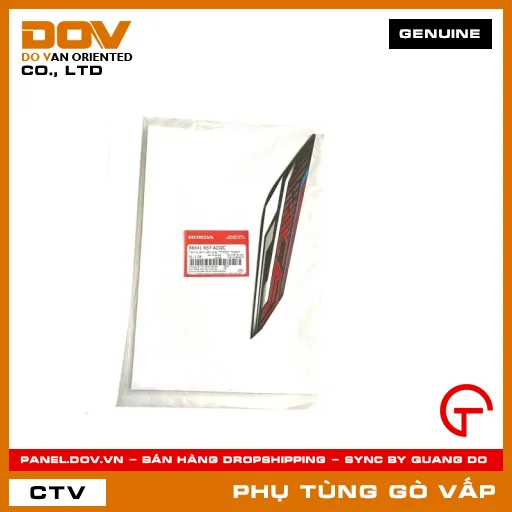 TEM A CÁNH YẾM PHẢI *TYPE2* *R340* MÃ PHỤ TÙNG 86641K57AC0ZC — 86641K57AC0ZC