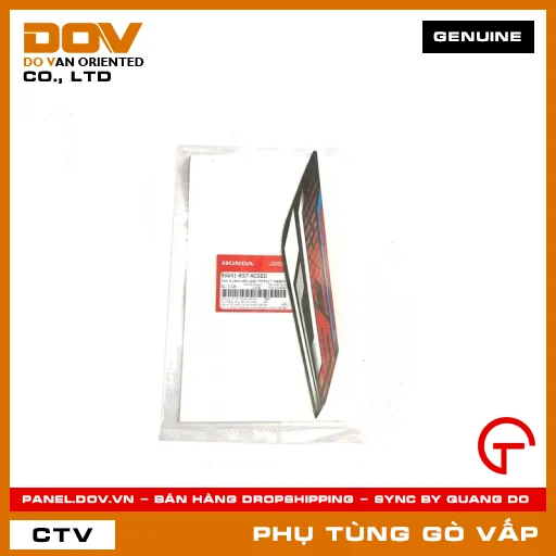 TEM A CÁNH YẾM PHẢI *TYPE1* *NHB25* MÃ PHỤ TÙNG 86641K57AC0ZD — 86641K57AC0ZD
