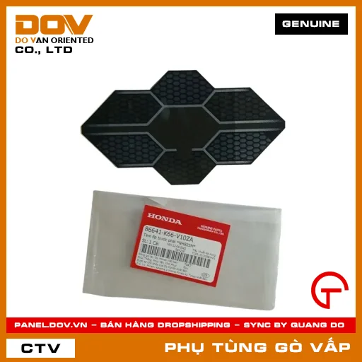 TEM ỐP TRƯỚC PHẢI *NHB25M* MÃ PHỤ TÙNG 86641K66V10ZA — 86641K66V10ZA
