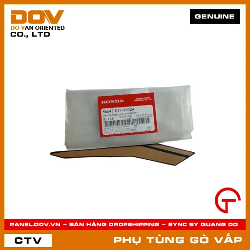 TEM ỐP TRƯỚC PHẢI A *NHC34* MÃ PHỤ TÙNG 86642K1FV40ZA — 86642K1FV40ZA
