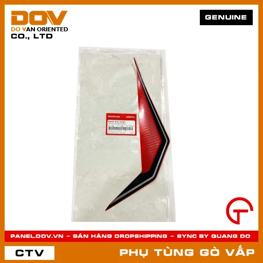 TEM ỐP TRƯỚC TRÁI A *TYPE2* MÃ PHỤ TÙNG 86642K1GV00ZC — 86642K1GV00ZC