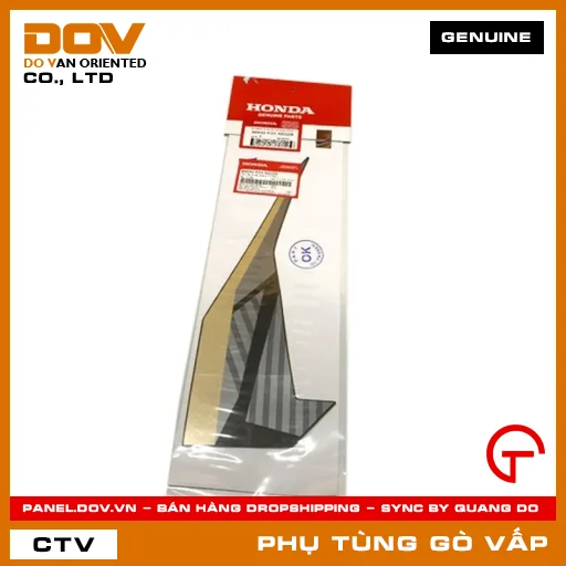 TEM ỐP TRƯỚC PHẢI A *TYPE1* MÃ PHỤ TÙNG 86642K2VN50ZB — 86642K2VN50ZB