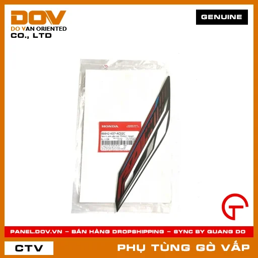TEM A CÁNH YẾM TRÁI *TYPE2* *R340* MÃ PHỤ TÙNG 86642K57AC0ZC — 86642K57AC0ZC