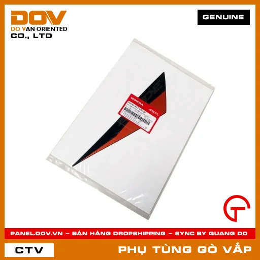 TEM DÁN A CÁNH YẾM TRÁI *YR322C* MÃ PHỤ TÙNG 86642K57V80ZB — 86642K57V80ZB