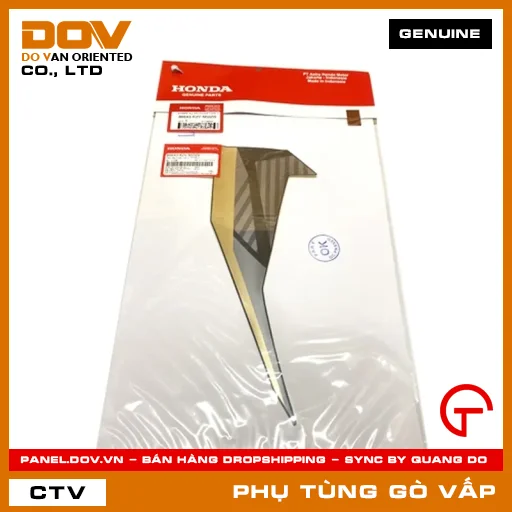 TEM ỐP TRƯỚC TRÁI A *TYPE1* MÃ PHỤ TÙNG 86643K2VN50ZB — 86643K2VN50ZB