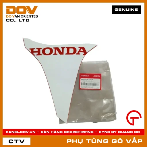 TEM B ỐP SƯỜN PHẢI *R389* MÃ PHỤ TÙNG 86643K56V70ZA — 86643K56V70ZA