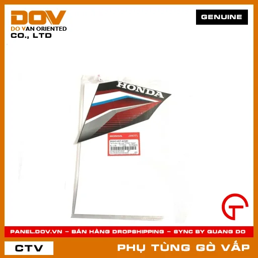 TEM B CÁNH YẾM PHẢI *TYPE2* *R340* MÃ PHỤ TÙNG 86643K57AC0ZC — 86643K57AC0ZC