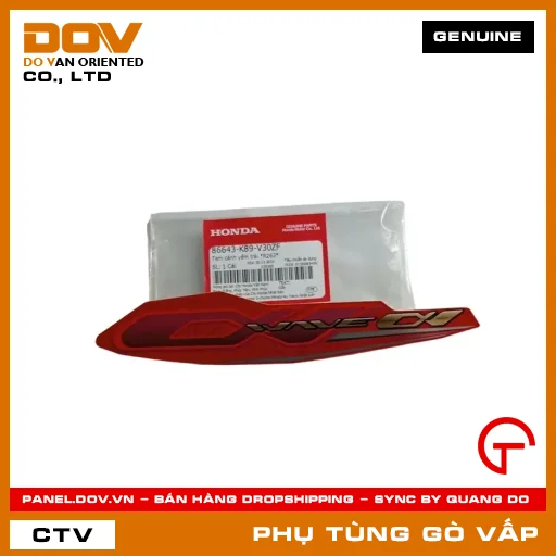 TEM CÁNH YẾM TRÁI *R263* MÃ PHỤ TÙNG 86643K89V30ZF — 86643K89V30ZF