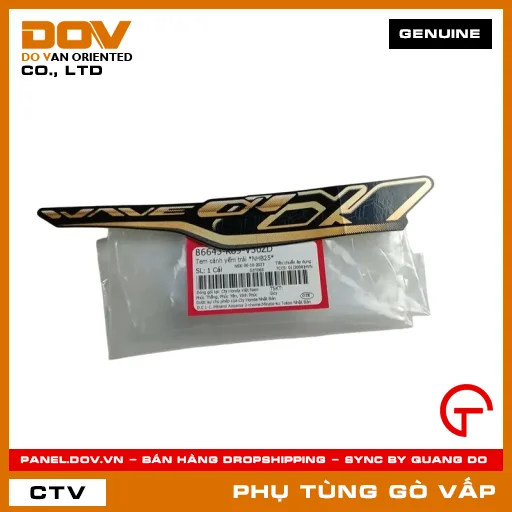 TEM CÁNH YẾM TRÁI *NHB25* MÃ PHỤ TÙNG 86643K89V50ZD — 86643K89V50ZD