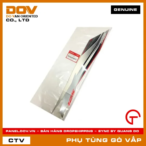 TEM ỐP SƯỜN PHẢI *NHA62M* MÃ PHỤ TÙNG 86643KYZG00ZA — 86643KYZG00ZA