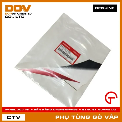 TEM B ỐP TRƯỚC TRÁI *R340X* MÃ PHỤ TÙNG 86644K27V10ZA — 86644K27V10ZA