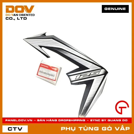 TEM ỐP TRƯỚC TRÁI*NHA62B* MÃ PHỤ TÙNG 86644K27V60ZA — 86644K27V60ZA