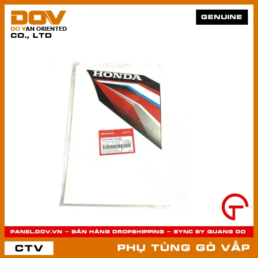 TEM B CÁNH YẾM TRÁI *TYPE1* *NHB25* MÃ PHỤ TÙNG 86644K57AC0ZD — 86644K57AC0ZD