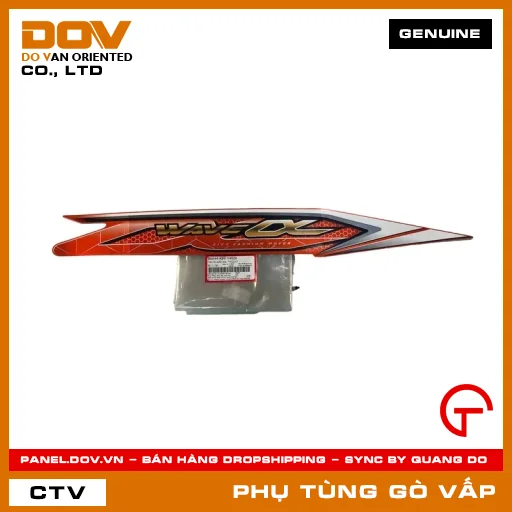 TEM ỐP SƯỜN PHẢI *YR322C* MÃ PHỤ TÙNG 86644K89V40ZA — 86644K89V40ZA