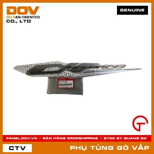 TEM ỐP SƯỜN PHẢI *NHA76* MÃ PHỤ TÙNG 86644K89V70ZD — 86644K89V70ZD